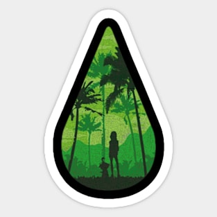 Green Forest Sticker